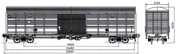 вагон модели 11-1709