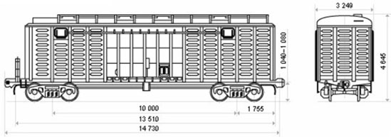 вагон модели 11-264