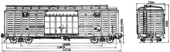 вагон модели 11-270